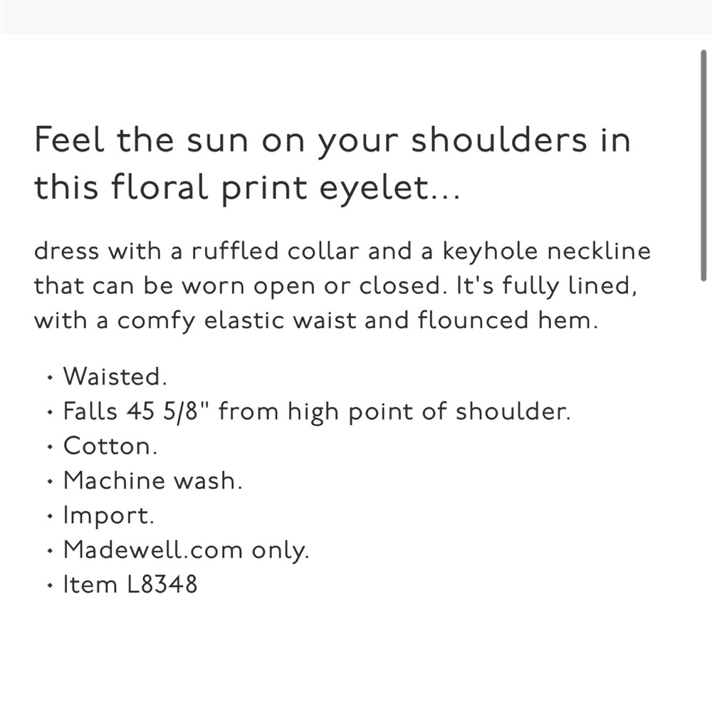Madewell sunflower Dress - Picture 9 of 9